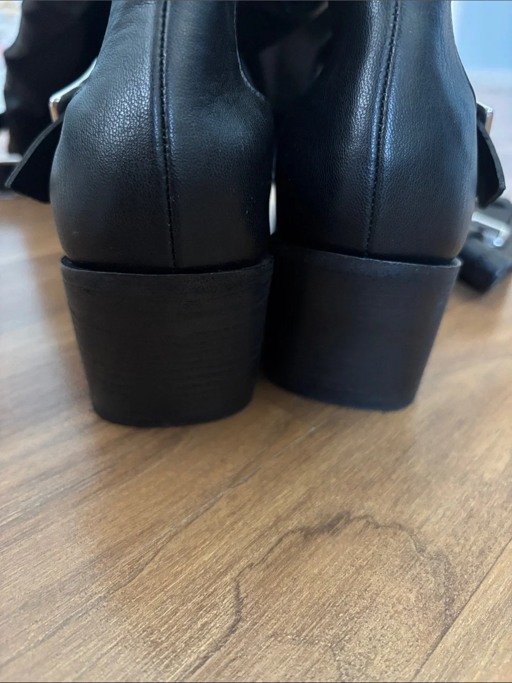 rag & bone Axis Thigh High Black Boots with Block Heel in Womens Size 38 or 7.5